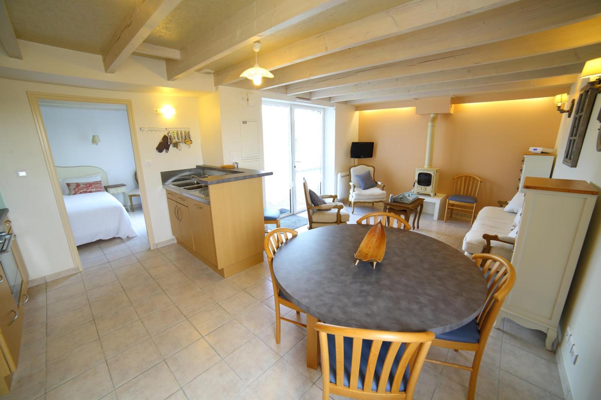 Apartmán La Ferme De Vur Ven Saint-Évarzec Pokoj fotografie