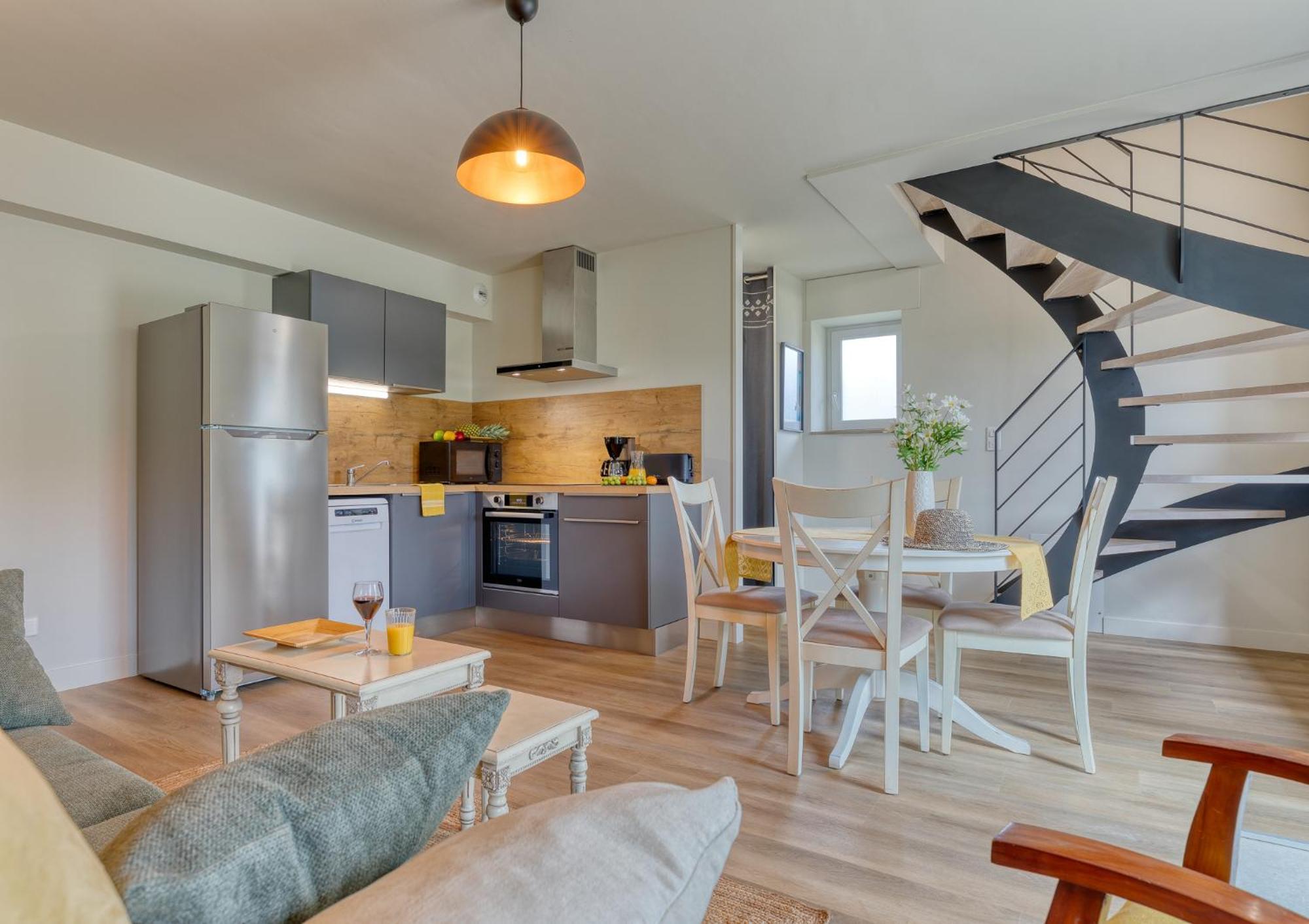 Apartmán La Ferme De Vur Ven Saint-Évarzec Pokoj fotografie